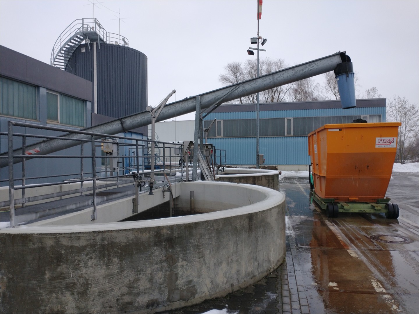 Wastewater treatment plant in Erbach (Danube)