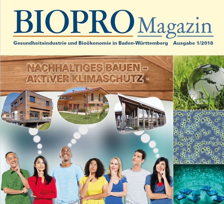 Titel des BIOPRO Magazins 1 2018