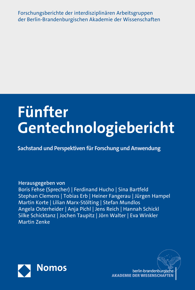 Einband des 5. Gentechnologieberichts