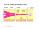 Attrition rate in the biopharmaceutical product pipelines